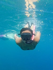 Summer program at HPA, snorkeling