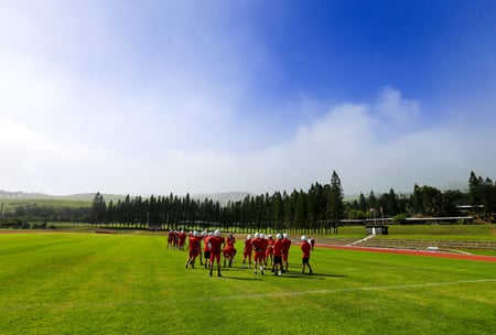 Fields and Courses, upper school campus at HPA