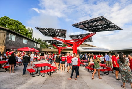 Kennedy Square, upper school campus at HPA