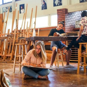 Drawing from life, Gerry Clark Art Center, Upper School