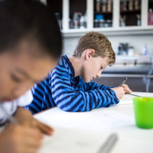 Lower School art room