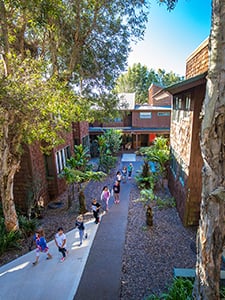 Village campus at HPA, lower school, middle school