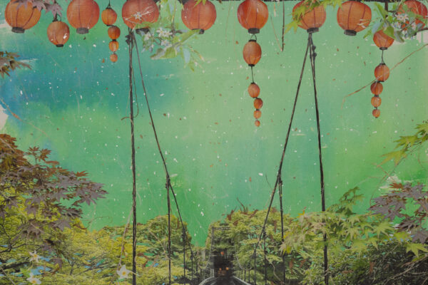 Detail from Crossings, Kyoto Umegahatatakaocho, featured in this year's Alu Mai scholarship art auction.